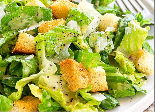 Classic Caesar Salad.